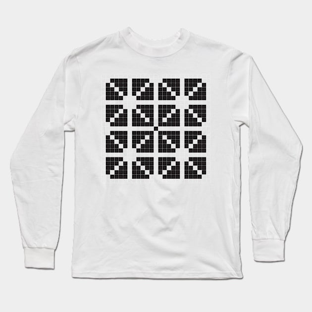 Embroidery vector pattern Long Sleeve T-Shirt by Patternos